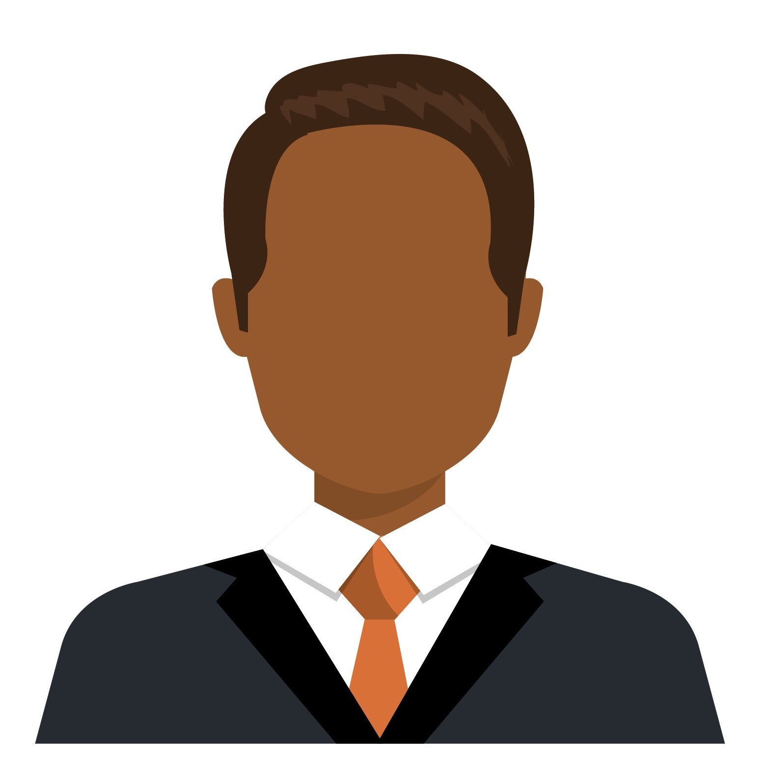 Young people avatar silhouette graphic design, vector illustration eps10
